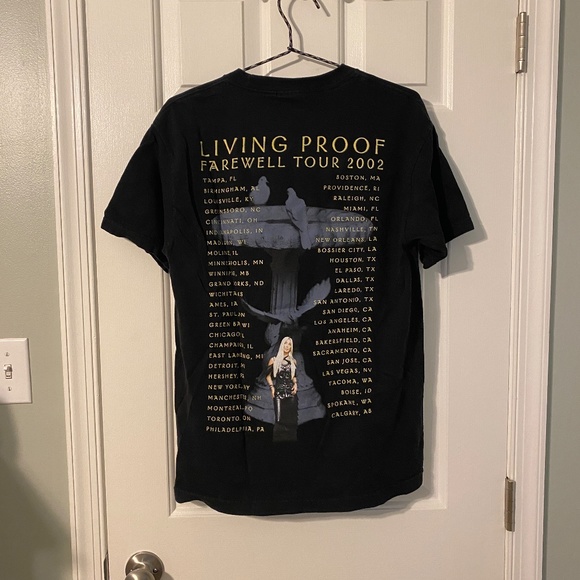 Vintage Cher Living Proof Farewell Concert Tour 2002 T Shirt Medium Black - Picture 5 of 8